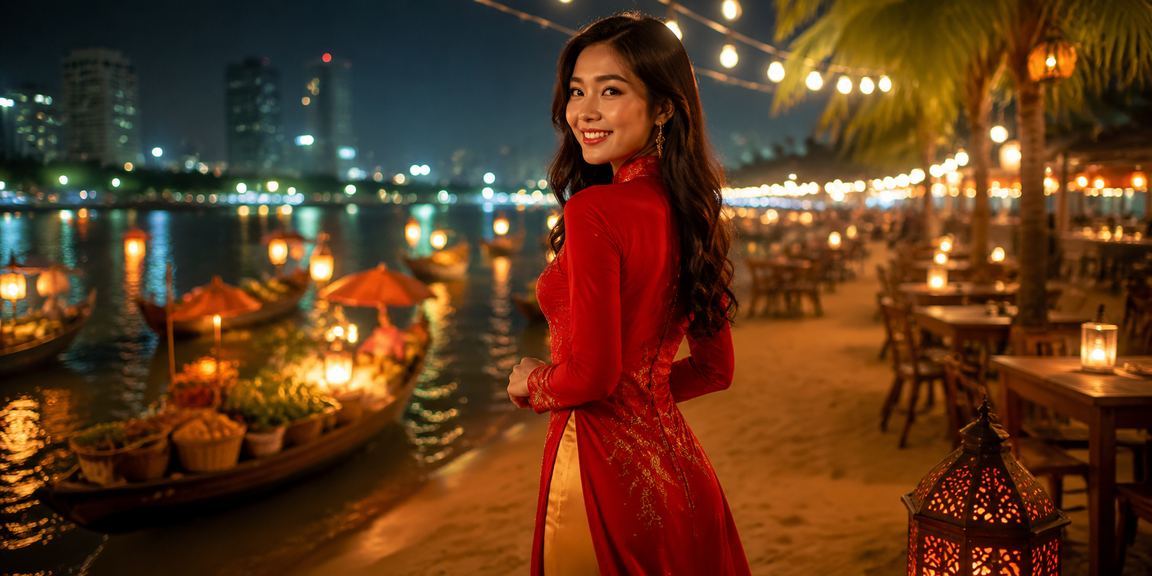 Khách hàng VIP cá cược bóng đá tại Hà Nội trong trang phục áo dài truyền thống