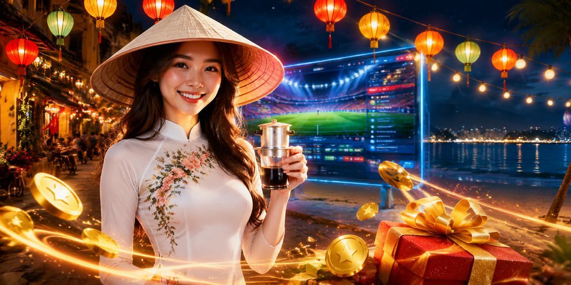 Giao diện cá cược sòng bạc tại Hà Nội với nón lá đặc trưng